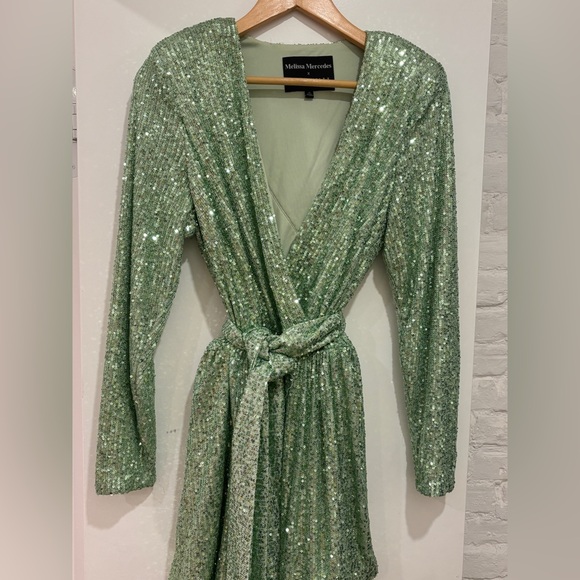 Eloquii x Melissa Mercedes Light Green Garment - Picture 5 of 6